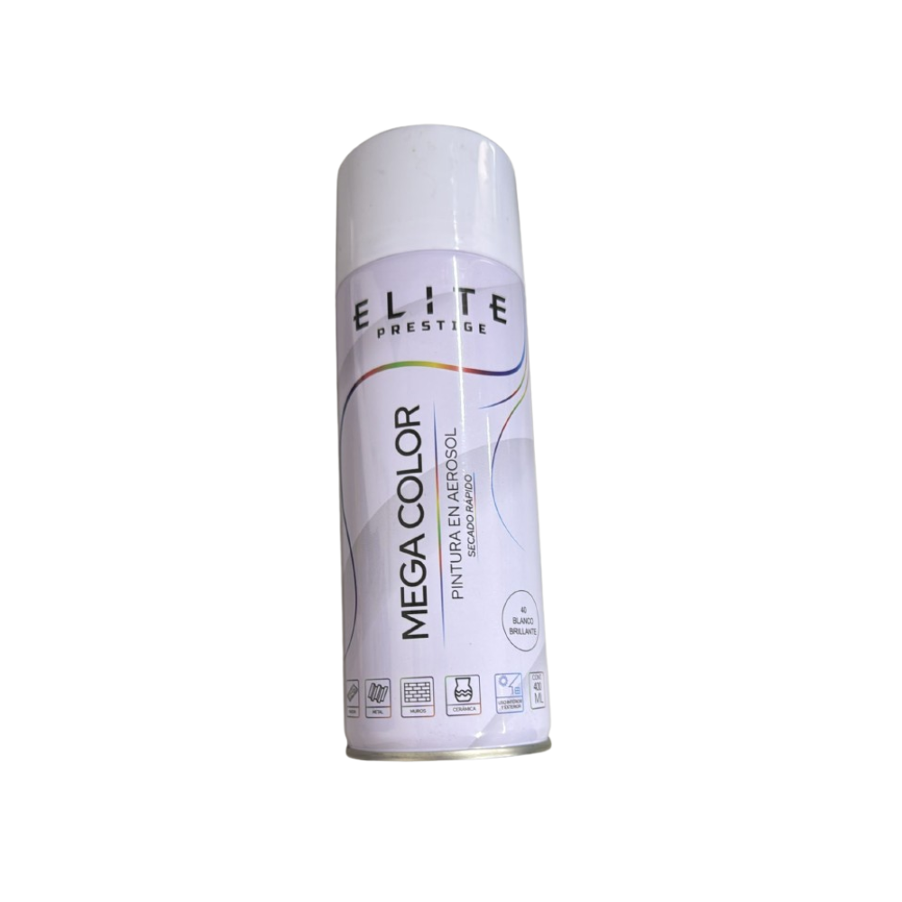Aerosol blanco brillante