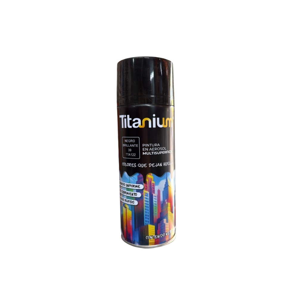 Aerosol negro brillante